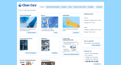 Desktop Screenshot of cleancare.dk